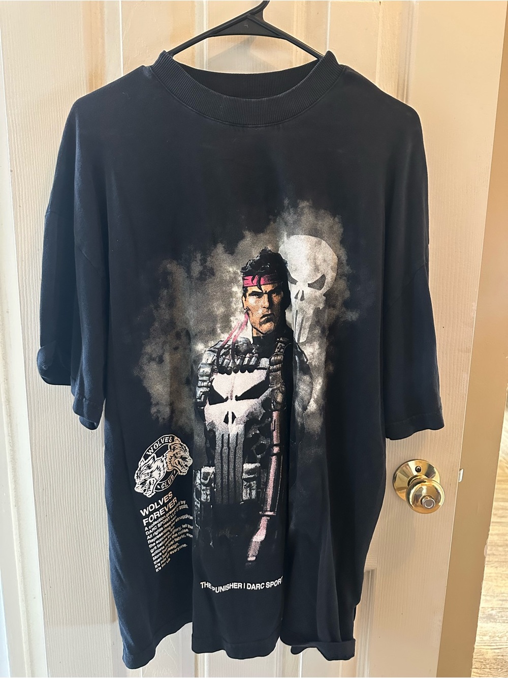 Darc Sport Black Graphic Punisher Tee